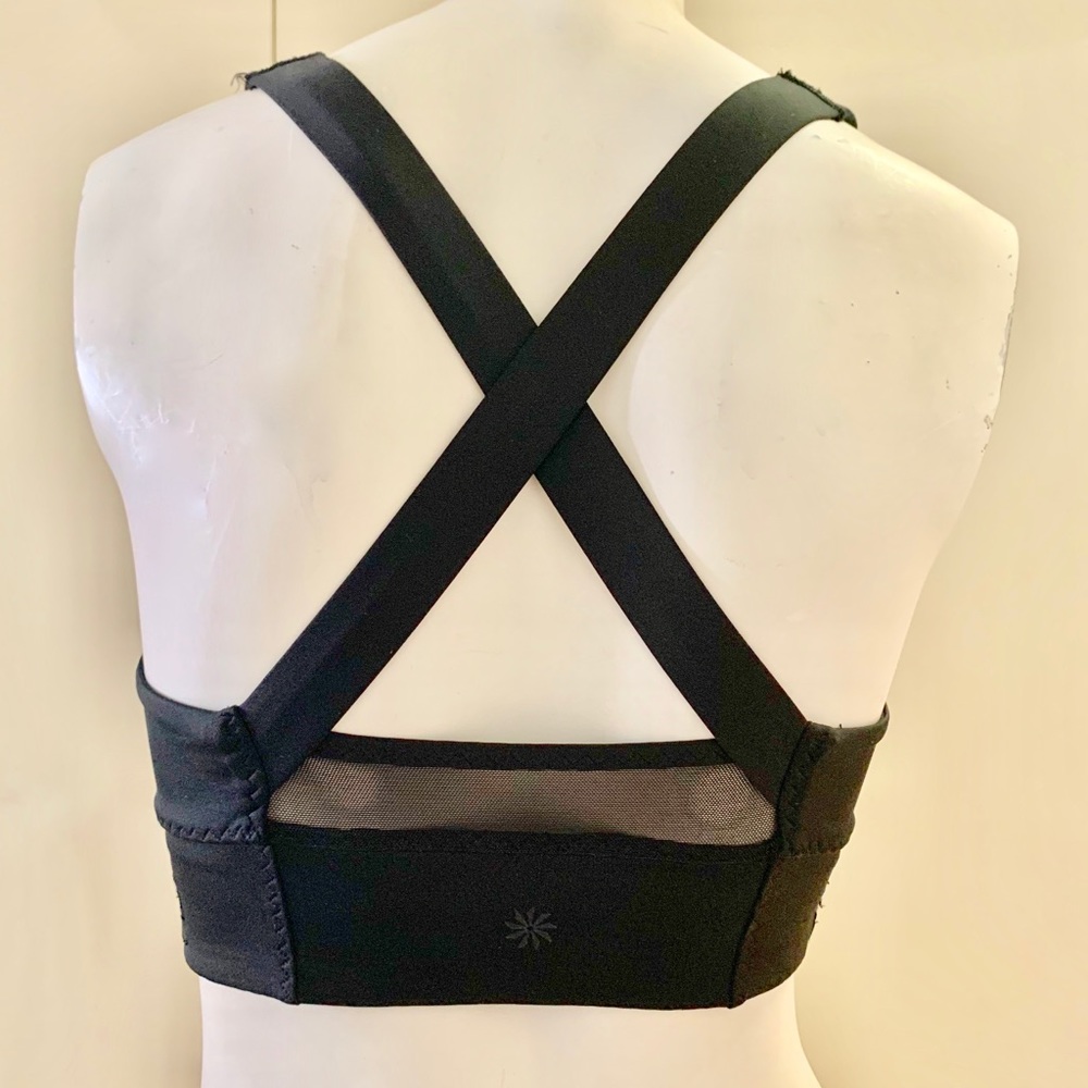 Athleta Black Sports Bra xs